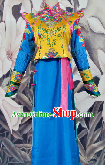 Traditional Chinese Shen Gong Die Ying TV Drama Qing Dynasty Princess Outfit