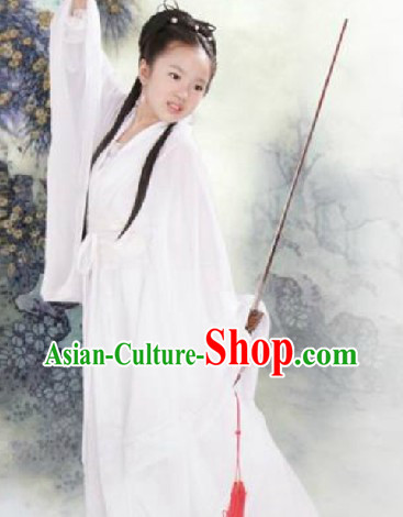 Ancient Chinese Dragon Lady Xiao Long Nv Costumes for Kids