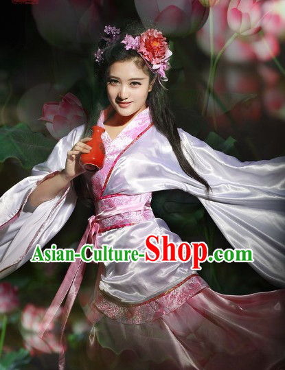 Chinese Classical Dancing Guzhuang Hanfu Outfit for Women
