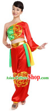 Traditional Chinese Drum Player Costumes for Women
