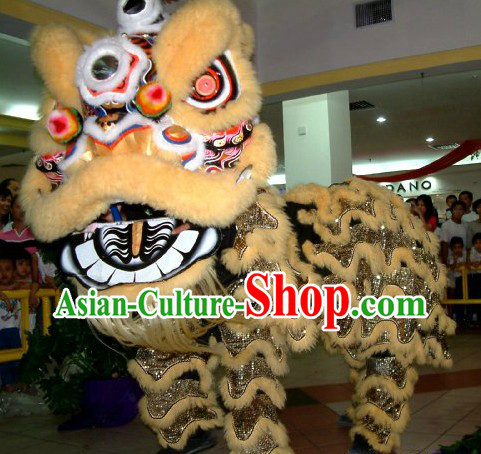 Professional Fut San Lion Dance Costumes Complete Set for Adults