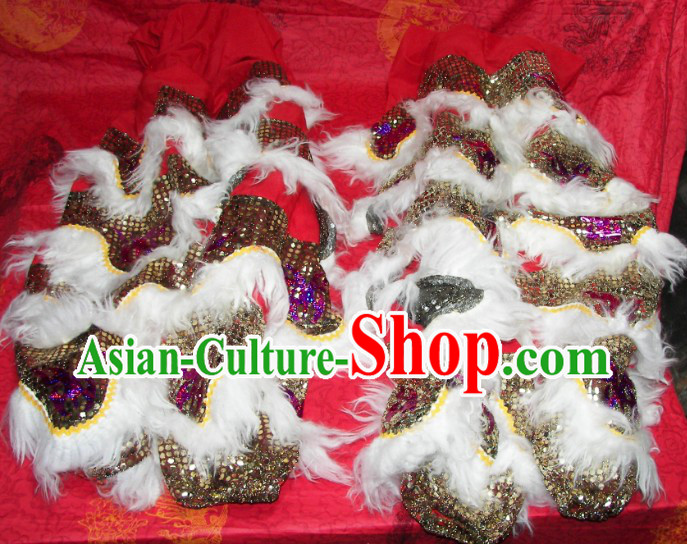 Top Quality Two Pairs of Lion Dance Pants and Claws Covers