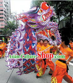 Chinese Lunar New Year Supreme Illuminated Supreme Dragon Dance Equipment Complete Set