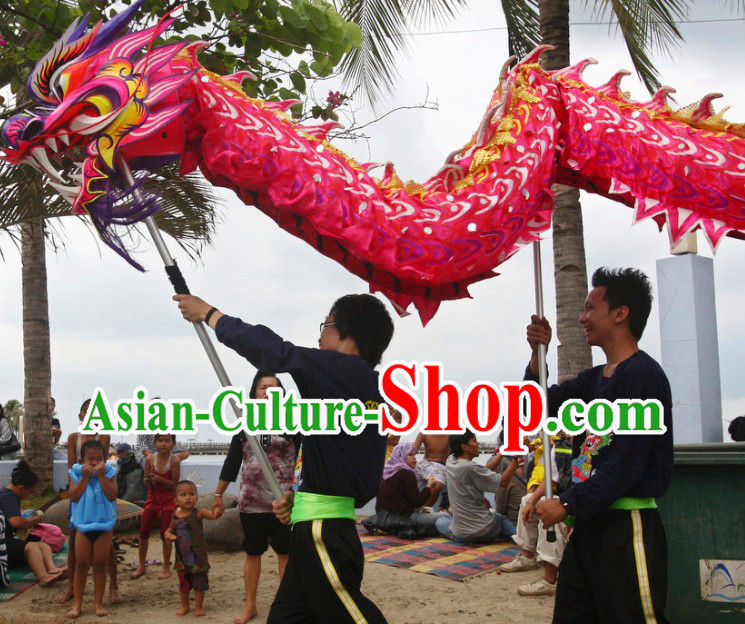 Competition and Parade Chinese Lunar New Year Events Luminated Dragon Dancing Costumes Complete Set
