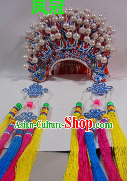 Chinese Traditional Brides Phoenix Crown Headgear