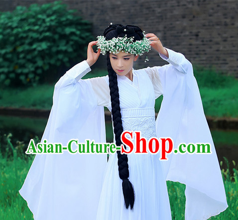 Xiao Long Nv White Clothes Complete Set for Women