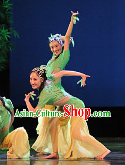 Professional Team Dancing Costumes and Headwear Complete Set for Women