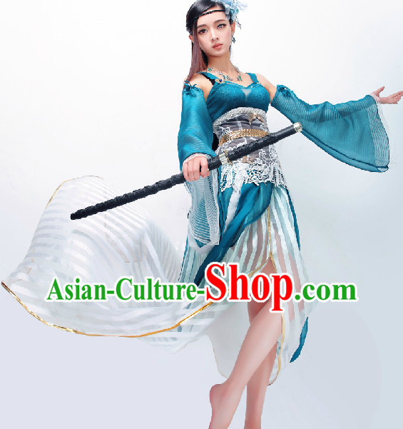 Chinese Blue Princess Cosplay Costumes