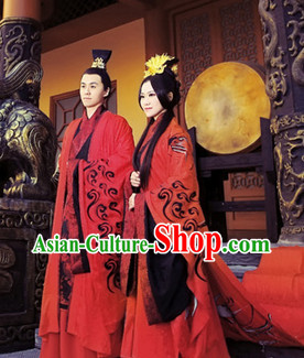 Traditional Chinese Bridal Wedding Dresses Two Complete Sets