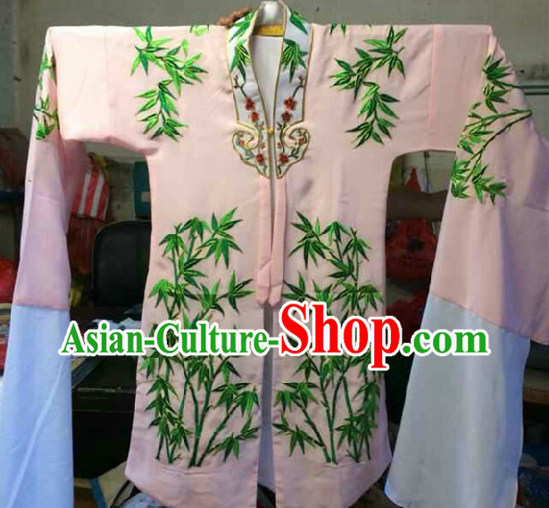 Chinese Stage Hua Dan Actor Long Sleeves Costumes