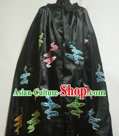 Chinese Stage Performance Black Cape