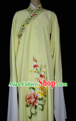 Chinese Ancient Long Sleeves Embroidered Clothing for Men