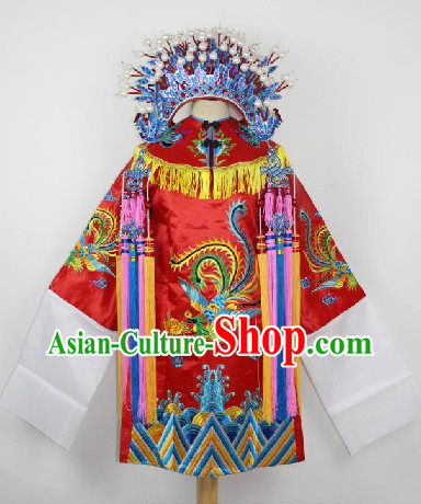 Ancient Chinese Beijing Opera Phoenix Costumes for Kids