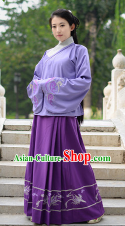 Ancient Chinese Ming Dynasty Clothes Complete Set