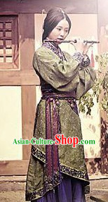 Han Dynasty Princess Clothing and Headdress Complete Set
