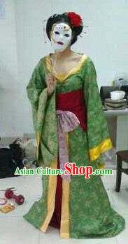 Gong Sun Ling Long Ancient Smart Women Costumes and Mask