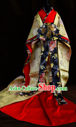 Traditional Japanese Princess Kimono Clothes for Ladies