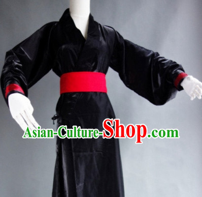 Black Classical Chinese Night Costumes for Men
