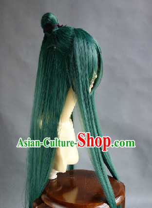 Chinese Classical Swordsman Cosplay Long Wig