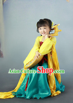 Ancient Chinese Tang Dynasty Kids Clothes
