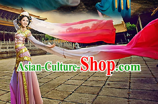 Long Sleeves Classical Dancing Costumes Complete Set