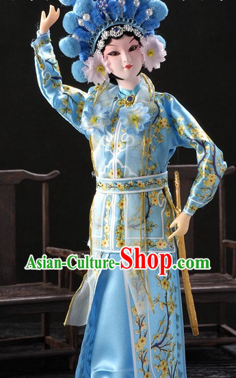 Handmade Traditional Chinese Silk Figurine - Xiao Qing Fairy