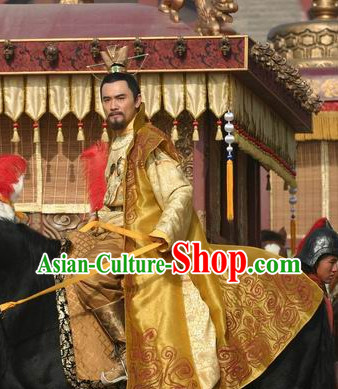 Tang Ming Huang Tang Emperor Costumes and Crown Complete Set