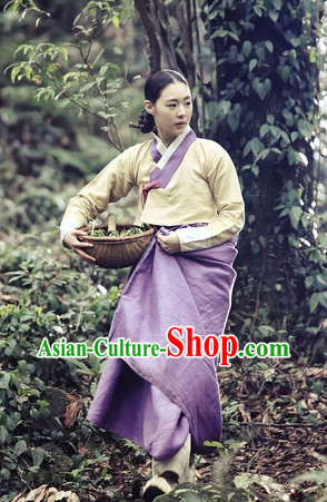 Traditional Korean Female Costumes Complete Set for Women