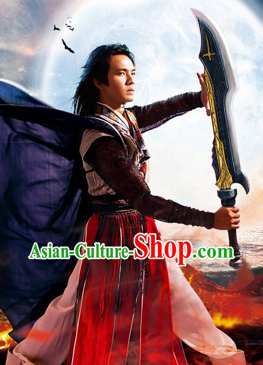 Chinese Traditional Handsome Cool Boy Costumes
