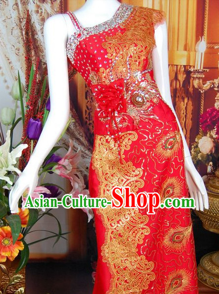 Southeast Asia Traditional Wedding Clothing for Women