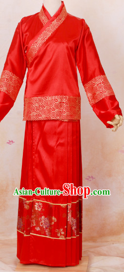 Made-to measure Ancient Chinese Wedding Outfit for Bridegrooms