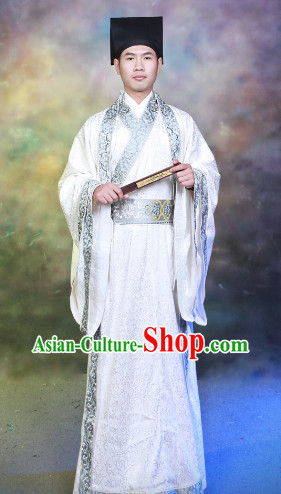 Chinese Traditional Clothes and Hat for Men