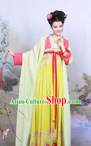 Chinese Tang Dynasty Traditional Suit for Women