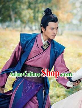 Ancient Chinese Lanling King Costumes Complete Set