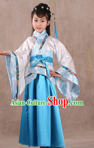 Classical Premium Performance Wear Hanfu Dresses for Kids