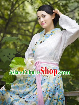 Traditional Chinese Lover Dresses with Lotus