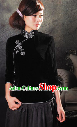 Traditional Chinese Silk Minguo Lady Clothing