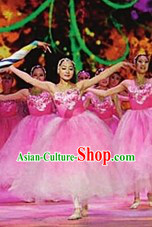Butterfly and Flower Stage Performance Dance Costumes Complete Set