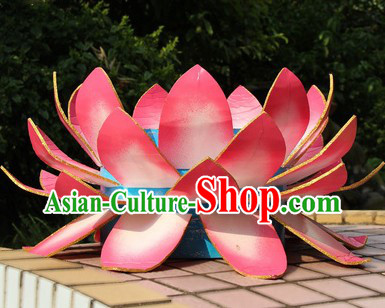 Big Pink Lotus Props for Professional Stage Performance