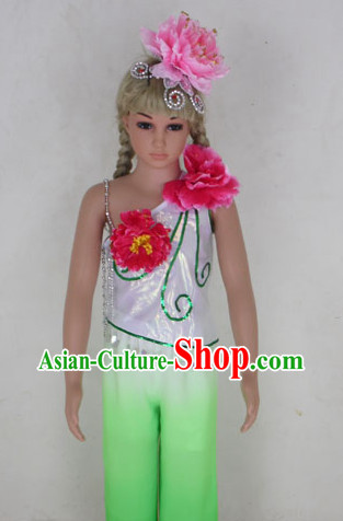 Professional Stage Performance Flower Dancing Costumes