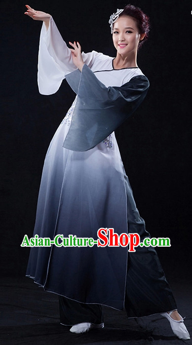 Professional Stage Performance Ink Painting Dance Costumes for Women