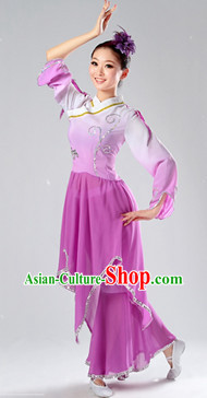 Chinese Classic Fan Dancing Dresses for Women