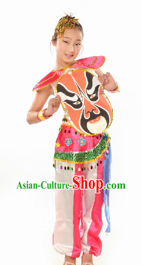 Chinese Beijing Opera Folk Dance Costume for Kids
