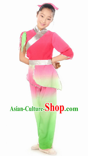 Ancient Asian Student Classical Dancing Costume