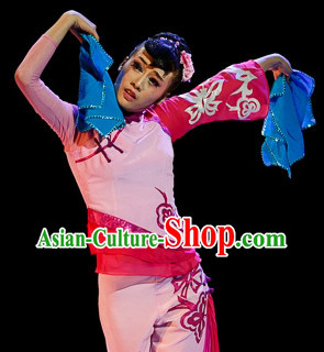 Mandarin Handkerchief Female Dance Costumes and Handkerchief
