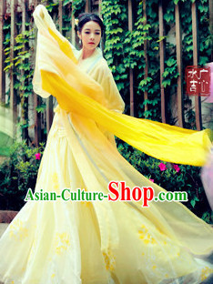 Ancient Chinese Beauty Hanfu Clothes Complete Set