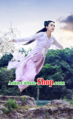 the Journey of Flower TV Drama Hua Qian Gu Fairy Dress Complete Set for Women