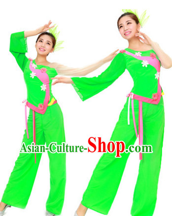 Chinese Yangge and Waist Drum Dance Suit