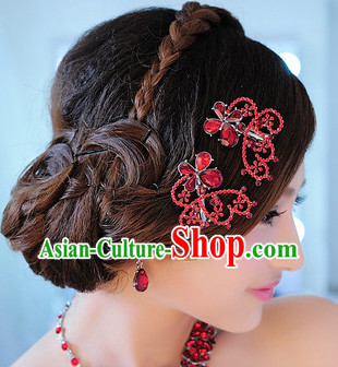 Romantic Red Hair Accessories