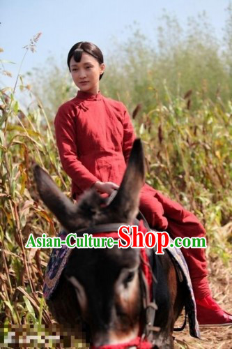 Chinese Red Sorghum Tv Series Costume for Women